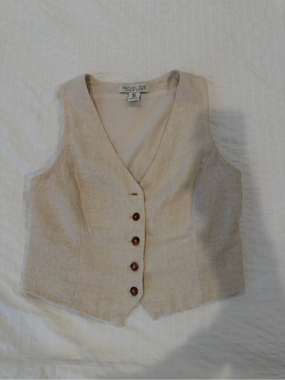 Rachel Zoe Natural color Vest size US4